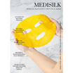 MEDISILK แผ่นมาส์กหน้า 100% Reusable Natural Golden Raw Silk Sheet Face Mask (แพ็ก 10 แผ่น) แถมฟรี MC JABRIAL แผ่นมาส์กหน้า 1 แผ่น