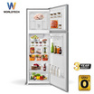 Worldtech ตู้เย็น 2D ขนาด 9 คิว รุ่น WT-MRF-265W_SIL