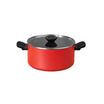 MEYER Bauhaus Induction หม้อตุ๋น 2 หู ขนาด 24 ซม.5.2 ลิตร พร้อมฝา Casserole (14202-TE12)