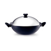 MEYER กระทะทรงจีน ขนาด 36 ซม. พร้อมฝาสเตนเลส WOK (18896-C)