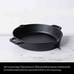 MEYER CAST IRON 22CM กระทะเหล็กหล่อ 2 หู SKILLET 2 SIDE HANDLE (48447-C)