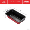 MEYER BAKE WITH MICKEY LOAF TIN 9x5 in พิมพ์อบเค้ก ขนาด 9x5 นิ้ว (48974-C)