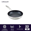 CIRCULON กระทะทอดสเตนเลสสตีลเคลือบผิวลื่น ขนาด 22 ซม. Frypan (70194-T)