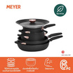 MEYER Accent Hard-Anodized ชุดเครื่องครัวสีดำ 6 ชิ้น Set (81214-T)