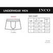 INCO MEN BOXER SEAMLESS กางเกงใน สำหรับผู้ชาย ใส่สบายเข้ารูปทรง เอวปกติ