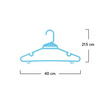 RRS ไม้แขวนเสื้อ พลาสติกอย่างดี (แพ็ก 10 ชิ้น)