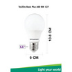 SYLVANIA หลอดไฟ LED ToLEDo Basic Plus A60 8W ขั้ว E27 CW