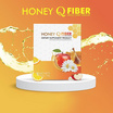 Honey Q ไฟเบอร์ แอปเปิ้ล ไซเดอร์ วิเนก้าร์ บรรจุ 10 ซอง แถมฟรีรีจูร่า 2 ซอง