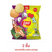 เลย์ร็อค รสกุ้งเผาและน้ำจิ้มซีฟู้ด 105 กรัม