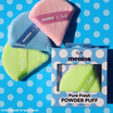 RUDE พัพแต่งหน้า Mentos Pure Fresh Powder Puff (คละสี)(3 ชิ้น/ชุด)