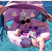 Mambobaby ห่วงอกลอยน้ำ B503-47 Seashell Chest Float (Canopy+Tail) - Pink