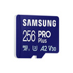 Samsung การ์ด microSDXC UHS-I U3 PRO Plus 256GB