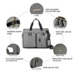 Colorland (TT199) กระเป๋าคุณแม่ ไซด์ใหญ่พิเศษ Full Function Oversize Mummy Bag - Grey