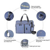 Colorland (TT199) กระเป๋าคุณแม่ ไซด์ใหญ่พิเศษ Full Function Oversize Mummy Bag - Blue