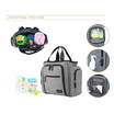 Colorland (TT179) กระเป๋าคุณแม่ Full Function Lightweight Diaper Bag - Heather Grey