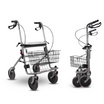 Rollator Cristallo DeVilbliss วอล์คเกอร์ 4 ล้อ อุปกรณ์ช่วยพยุงเดิน อุปกรณ์ฝึกเดิน