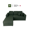 Kawa โซฟาผ้า L-Shape ด้านขวา รุ่น Simple พร้อมหมอน 2 ใบ