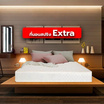 Home Best ที่นอนสปริง รุ่น Extra หุ้มผ้าซาตินสีขาว หนา 9 นิ้ว (นอนได้สองด้าน)