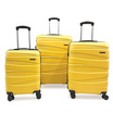 HQ LUGGAGE เซ็ทกระเป๋าเดินทาง ABS 3 ใบ 4 ล้อคู่ รุ่น 8608 (20,24,28 นิ้ว)