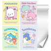 CODE:D สมุดรายงาน A4 Sanrio คละลาย (แพ็ก 4 เล่ม)