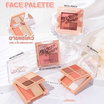 Sivanna พาเลทแต่งหน้า Pocket Candy Face Palette HF182 9.6 กรัม