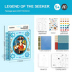 Mideer มิเดียร์ DIY Fashoin Manual ดีไซน์เนอร์ตัวน้อย - legend of the seeker (สีฟ้า)