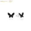 Louis Montini (Jewelry) ต่างหูเงินแท้ 92.5% รูปผีเสื้อ LJER112
