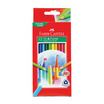 Faber-Castell ดินสอสีไม้ Tri Color ด้ามยาว กล่อง 12 สี