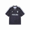 เสื้อทีมชาติไทย Oversize แขนสั้น 2023 สีดำ-ขาว WA-233FBATH10