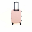 HQ LUGGAGE กระเป๋าเดินทาง วัสดุ Covestro PC 100% รุ่น 5528 Hinomoto Silent Run สีชมพู