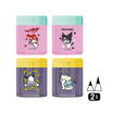 CODE:D กบเหลาดินสอ 2 รู Sanrio คละลาย (แพ็ก 4 ชิ้น)