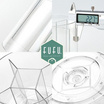FUDONAR กล่องปากกาใสตั้งโต๊ะหมุนได้ 360 BA78