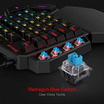 Redragon คีย์บอร์ดเกม K585 RGB DITI English Only