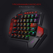 Redragon คีย์บอร์ดเกม K585 RGB DITI English Only