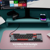 Redragon คีย์บอร์ดเกม K626 Ashe RGB Pro Brown Switch (EN/TH)