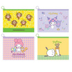 CODE:D แฟ้มสันรูด Sanrio คละลาย (แพ็ก 4 ซอง)