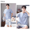 RIKA ชุดนอน(เสื้อ+กางเกง) ผ้า cotton รุ่น AA7011