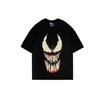 PickMeUp เสื้อยืดพิมพ์ลาย WE ARE VENOM เรืองแสงในที่มืด สีดำ