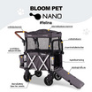 Bernd Bloom Pet NANO รถเข็นสัตว์เลี้ยง Baloo Gray