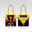 Pick Me Up กระเป๋าผ้าพิมพ์ลาย WOLVERINE สีเหลือง