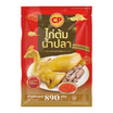 ไก่ต้มน้ำปลาพร้อมเครื่องในและน้ำจิ้ม890g. ซีพี