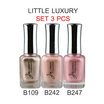 Jurness เซ็ทยาทาเล็บ Nail Polish Little Luxury Set 13.5 มล. (3ชิ้น/ชุด)