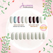 Jurness เซ็ทยาทาเล็บ Nail Polish Snow Glitter 3D Set 13.5 มล. (3ชิ้น/ชุด)