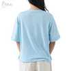 Pena house เสื้อยืดคอกลม สีพื้น ทรงครอป มีกระเป๋าหน้า รุ่น PSTS032401