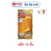 เบนโตะ ปลาหมึกอบ รสบาร์บีคิวชีส 18 กรัม (แพ็ก 12 ชิ้น)