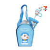 กระบอกน้ำสเตนเลสพร้อมกระเป๋าDoraemon22oz. สีฟ้า