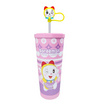 กระบอกน้ำสเตนเลสพร้อมกระเป๋าDoraemon22oz. สีชมพู