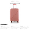 Denpa กระเป๋าเดินทาง รุ่น PP Rose gold