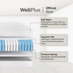 Wellplus ที่นอนสปริงพรีเมียม รุ่น Valerie ความหนา 8 นิ้ว