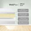 Wellplus ที่นอนยางพาราแท้ สัมผัสแน่น รุ่น Skylar ความหนา 6 นิ้วนอนสบายแข็งแรง